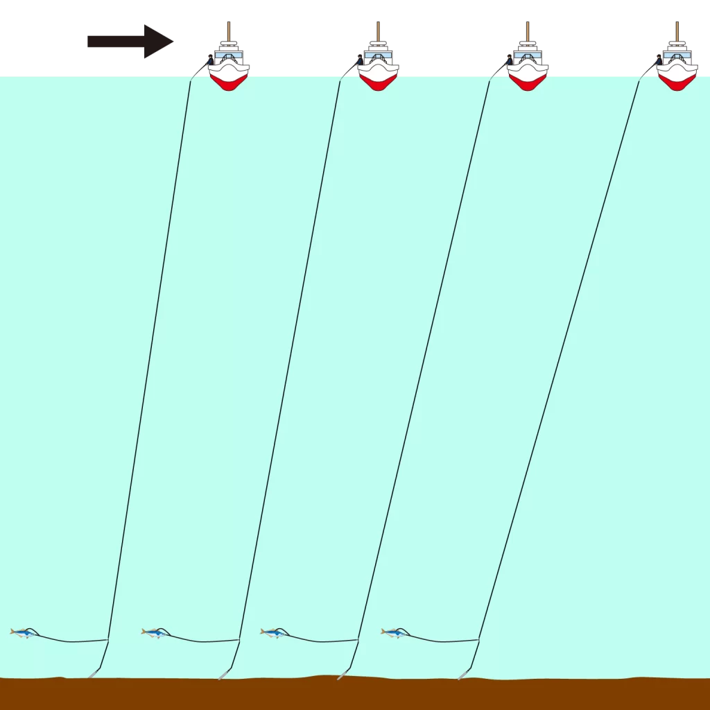 関門遊漁船　ひびき　ライト泳がせ